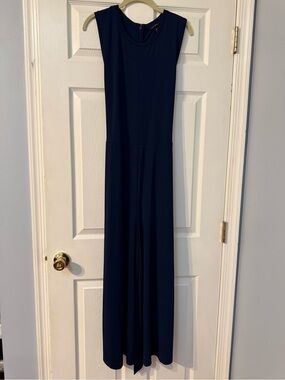 Banana Republic Navy Sleeveless Jumpsuit